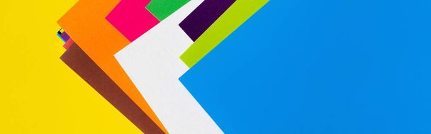 abstract multicolored polygonal background, banner - 写真・画像