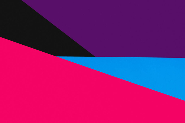 абстрактный фон с розовым, голубым, черным и фиолетовым цветами и копировать пространство - Фото, изображение