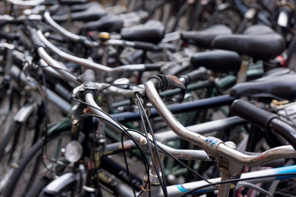 Vieux vélos néerlandais
 - Photo, image