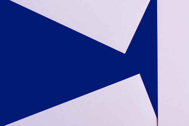 bicolor blau und lavendel geometrischer Hintergrund mit Kopierraum - Foto, Bild