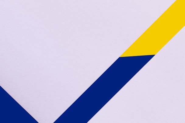 青と黄色の縞模様の抽象的な紫色の背景ウクライナの概念 - 写真・画像