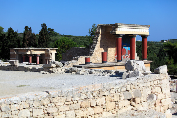 Knossos Palace Ruins, Heraklion Crete - Photo, Image