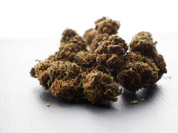 Macro shot of Legal Cannabis - Photo, Image