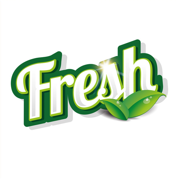 Fresh product - vector label - Vector, Image