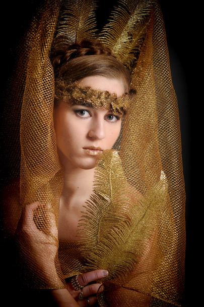 Golden lady - Foto, Bild