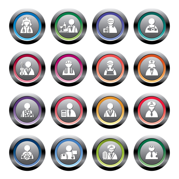 Occupation Icons - Vector, Image