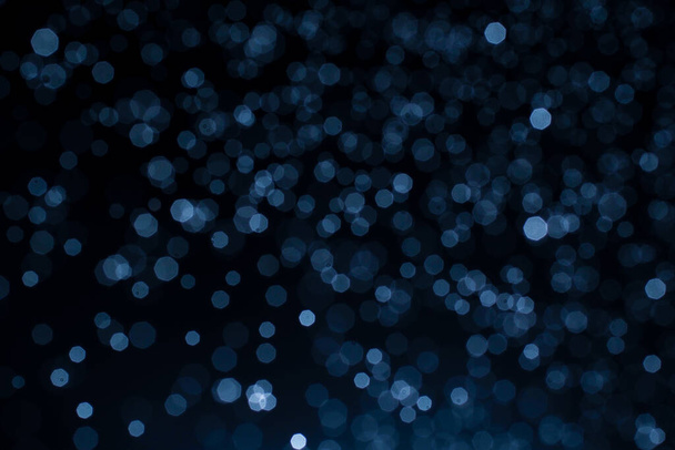 abstract background of blue bokeh for festival - Photo, image