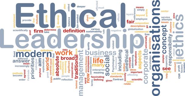 Ethical leadership background concept - Photo, Image