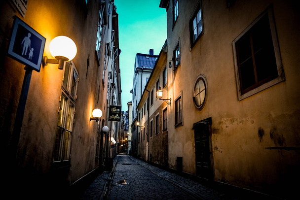 Stockholms Altstadt. Drehort: Schweden, Stockholm - Foto, Bild