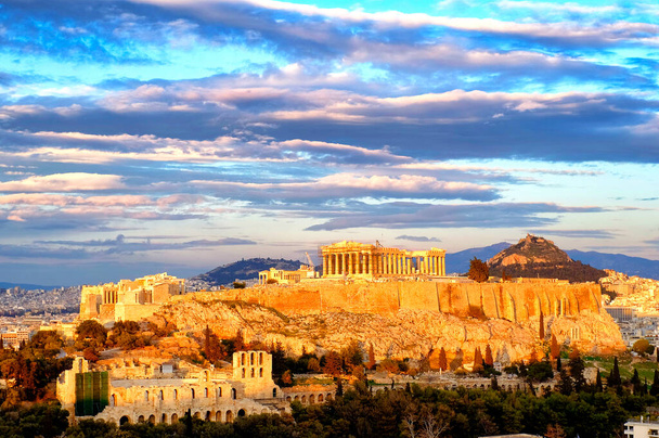 View of the Acropolis of Athens, Athens, Greece - Photo, Image