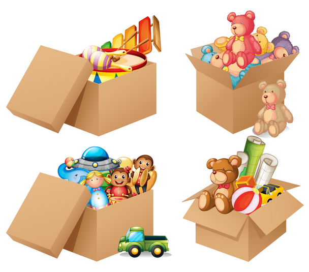 Toys - Vector, Image