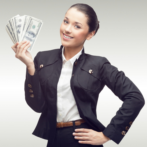 smiling young business woman - Foto, imagen