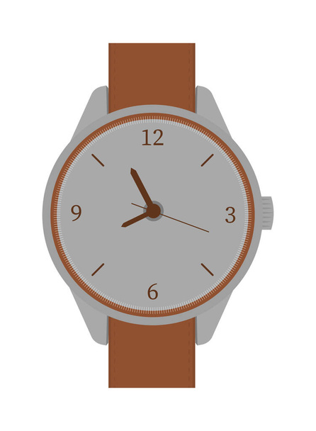masculine watch icon - Vector, Image