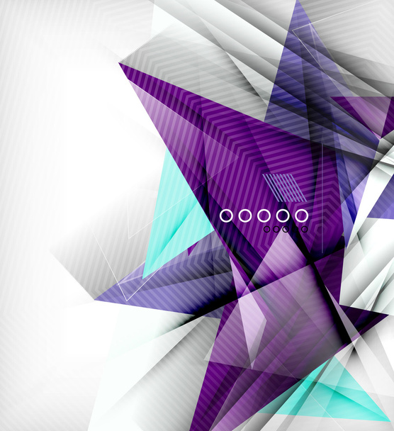Цветные треугольники, необычный абстрактный фон
 - Вектор,изображение