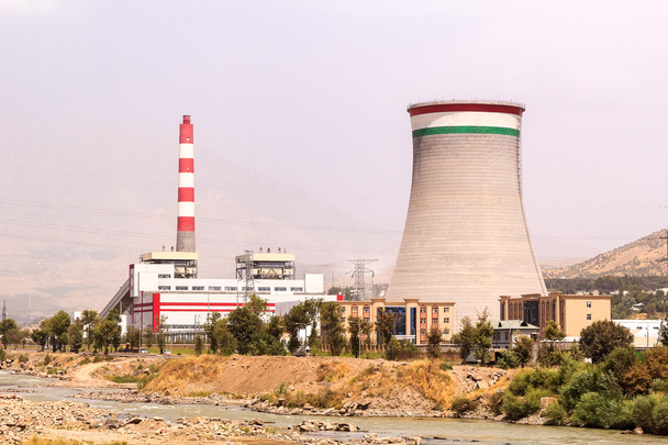 Συνδυασμένη παραγωγή θερμότητας και σταθμός παραγωγής ηλεκτρικού ρεύματος - Ντουσάνμπε-2. Ντουσαμπέ, Tajikist - Φωτογραφία, εικόνα