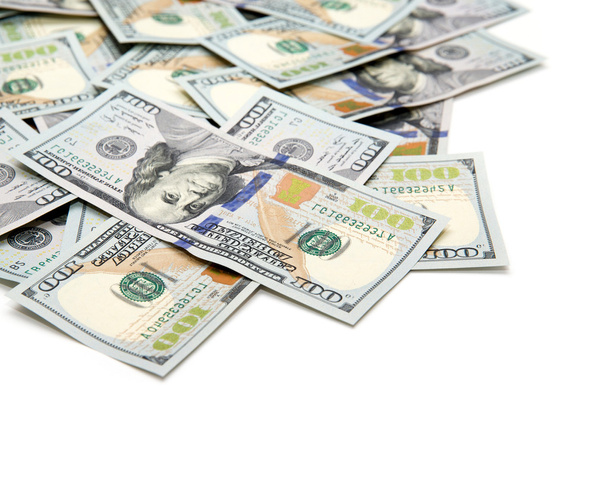 Dollars arranged at the background - Фото, зображення