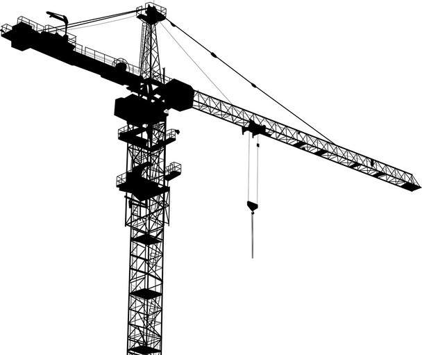 Industrial crane - Vector, Image