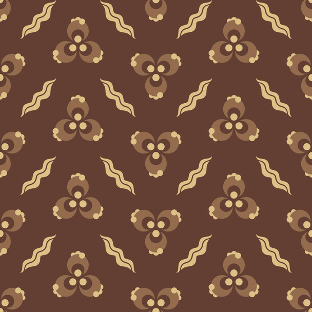 Naadloze ornamentale traditionele vector patroon in oosterse Ottomaanse chintamani kaftan stijl met abstracte motieven. Gebruik voor kleding, stofprints, huistextiel, modedesign en wallpapers - Vector, afbeelding