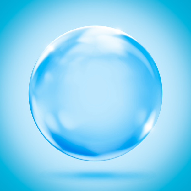 Reflexão de cristal de esfera
 - Foto, Imagem