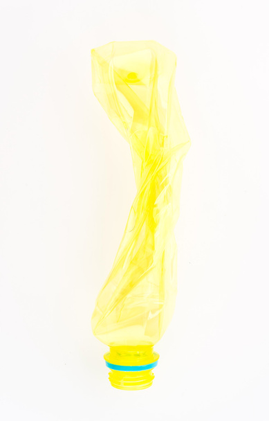 sárga műanyag palack - Fotó, kép