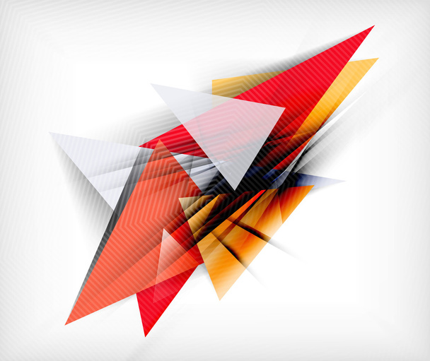 Triangoli di colore, sfondo astratto insolito
 - Vettoriali, immagini