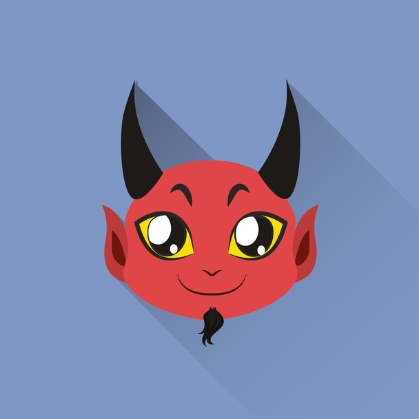 Devil monster - Vector, imagen