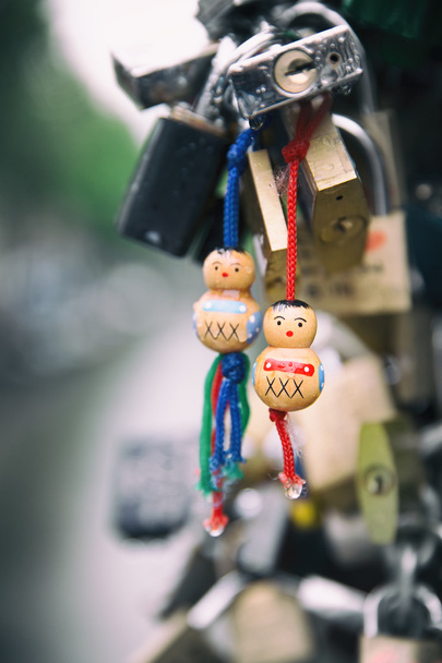 Αγάπη κλειδαριές στο Άμστερνταμ - Φωτογραφία, εικόνα