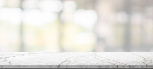 мармурова стільниця з розмитою кухнею ресторанний інтер'єр фону
 - Фото, зображення