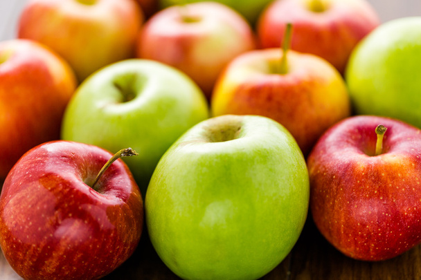 Manzanas frescas
 - Foto, imagen