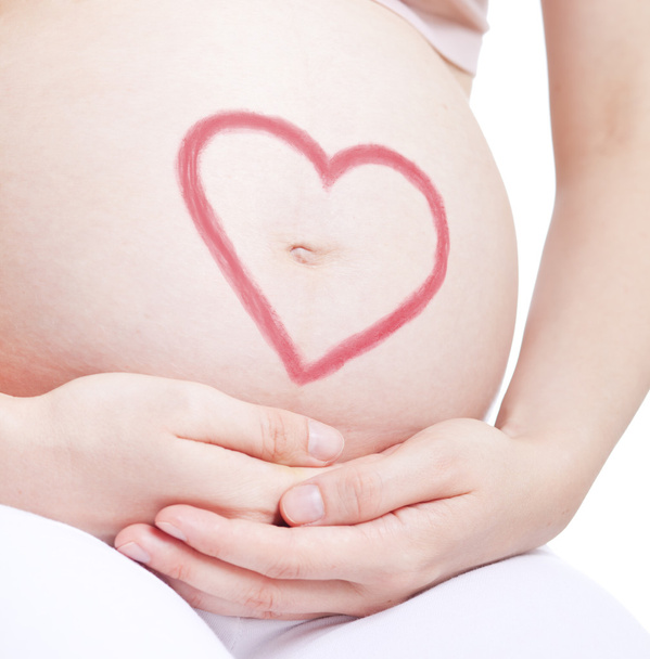 Süße schwangere Mutter erwartet ein Baby - Foto, Bild