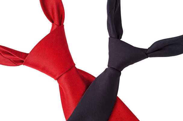 Red and black ties  - Photo, Image
