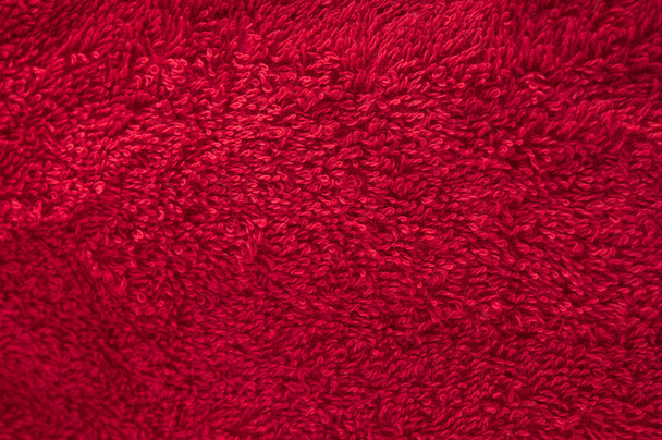 Kırmızı banyo havlusu - Fotoğraf, Görsel