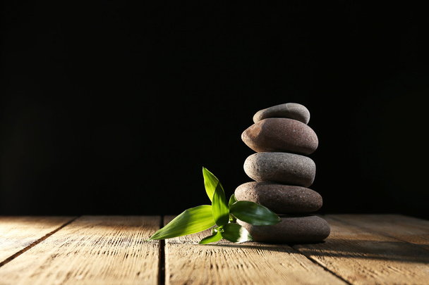 Spa stones and bamboo - Photo, Image