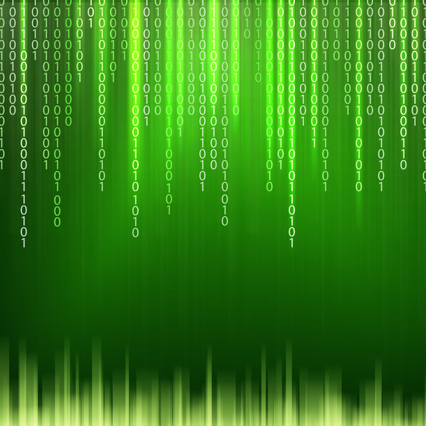 Abstract binary code background. - Vector, Image