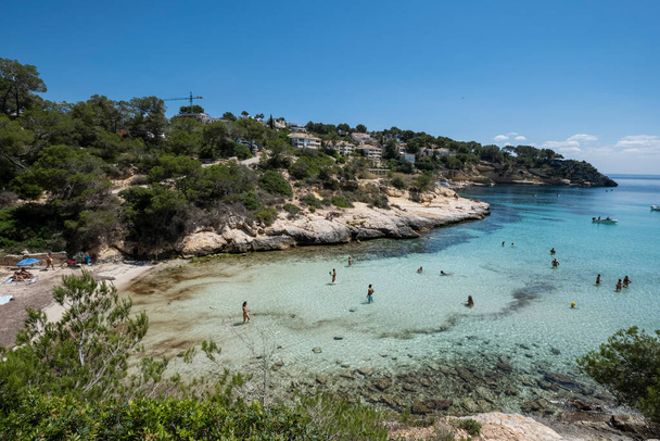 El Mago Plajı, Calvia, Mallorca, Balear Adaları, İspanya - Fotoğraf, Görsel