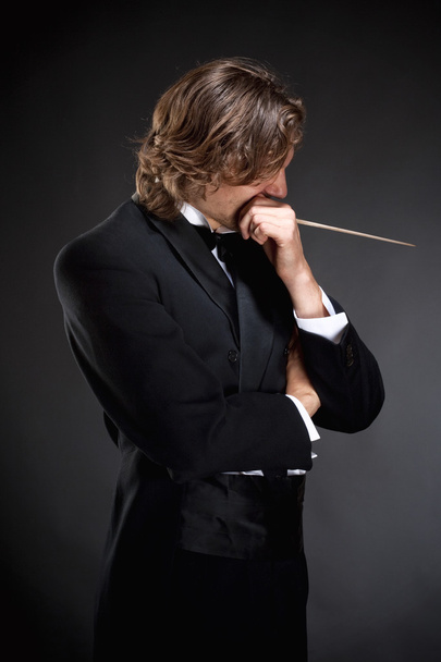 Portrait of a Young Conductor. - Photo, Image