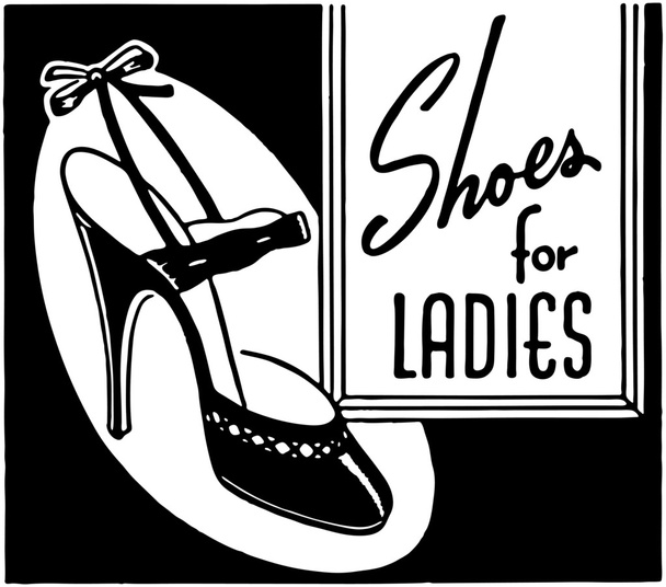 Shoes For Ladies - Vector, Image