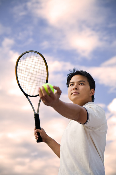 Giocatore di tennis asiatico
 - Foto, immagini