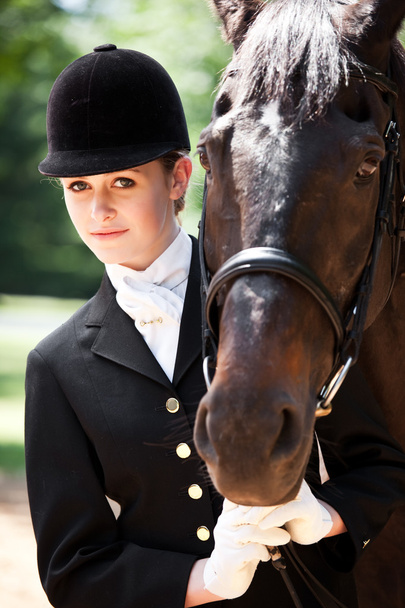 Horseback riding girl - Photo, Image