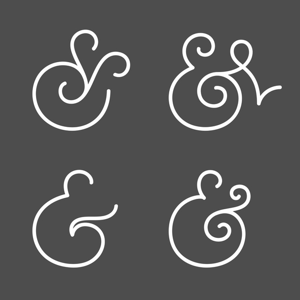 Ampersand colección
 - Vector, imagen