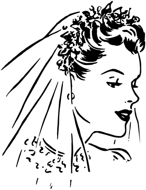 lente bruid - Vector, afbeelding