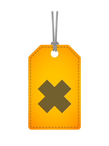 label icon with an irritating substance sign - Vector, Image