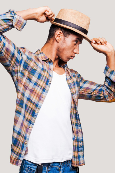 Handsome young Afro-American hipster - Foto, Bild