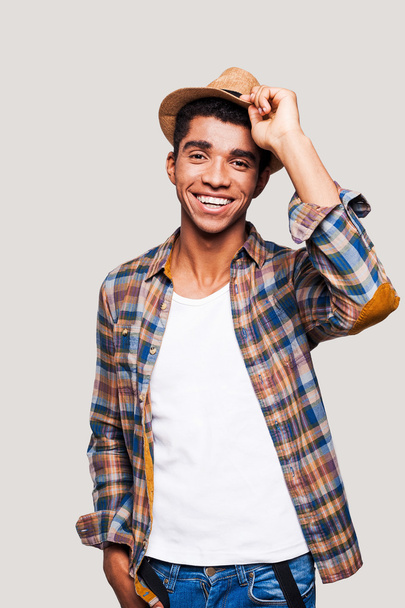 Handsome young Afro-American hipster - Foto, Bild