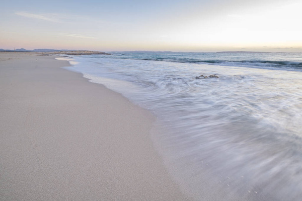 Llevant beach, Es Trucadors, Formentera, Pitiusas Islands, Balearic Community, Espanha - Foto, Imagem