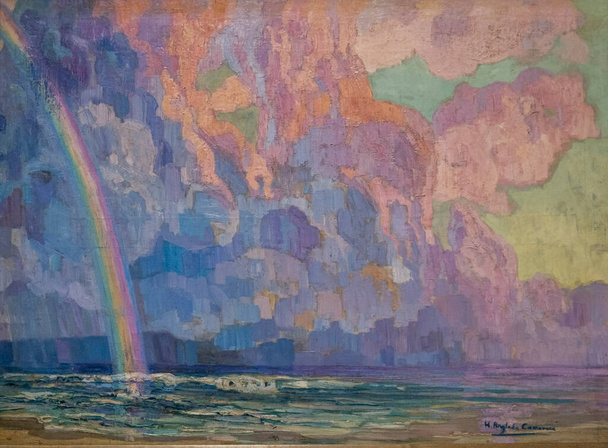 Hermen Anglada-Camarasa, Despres de la tempesta après la tempête, 1914-1936, huile sur toile - Photo, image
