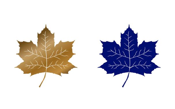 Кленовый лист канадский на белом фоне изолированный логотип. Абстрактная концепция 3d иллюстрация. - Фото, изображение