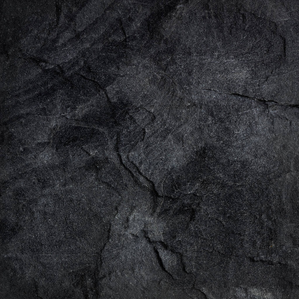 Dark grey black slate background or texture. - Φωτογραφία, εικόνα