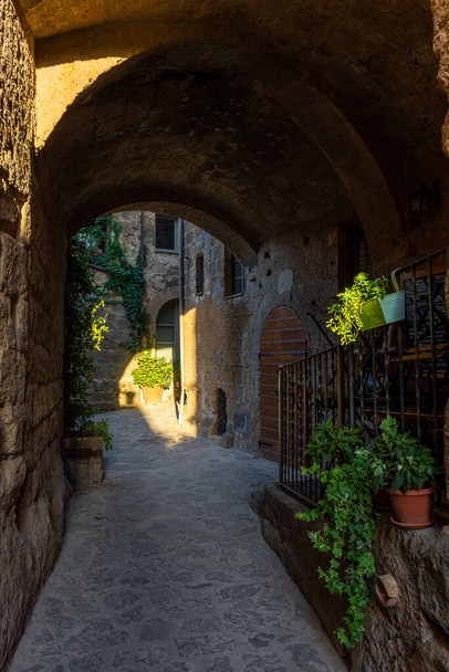 Beautiful historic center of Civita di Bagnoregio. Lazio, Italy - Fotó, kép