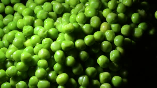 Fresh green peas with intimate light - Footage, Video